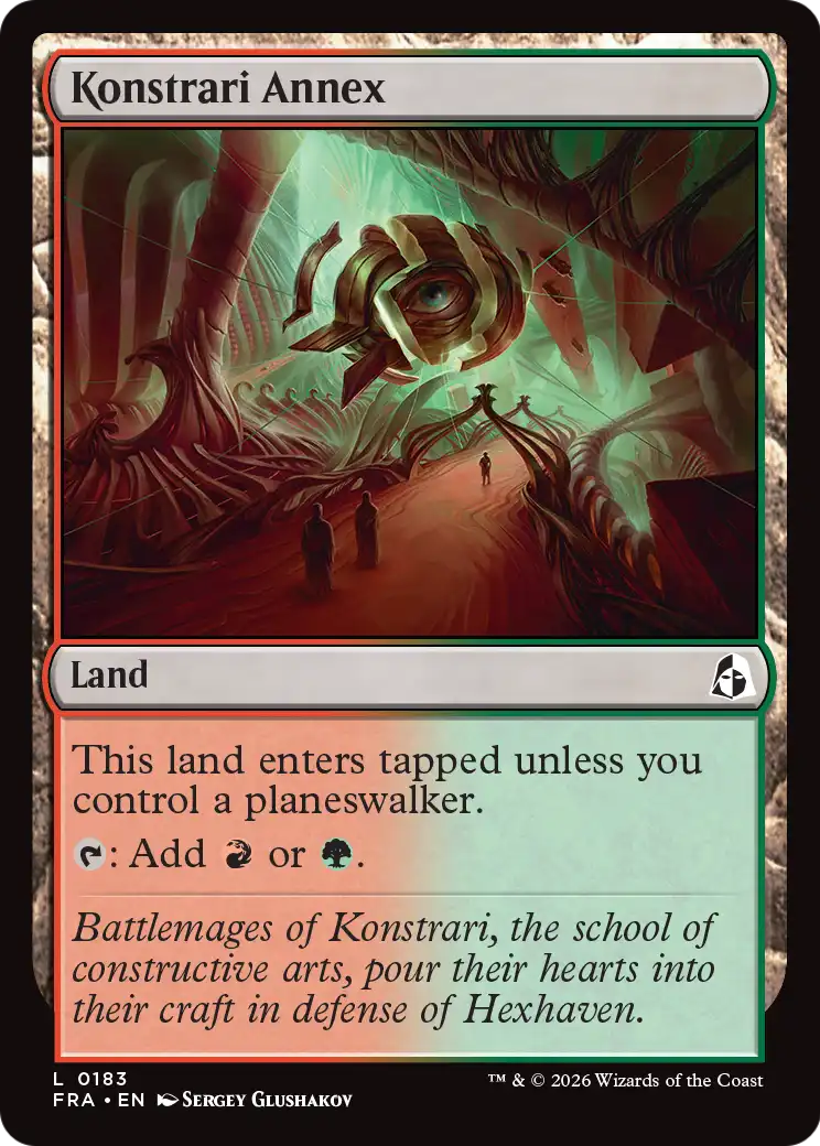 Konstrari Annex - (FRA) #183 (Foil)