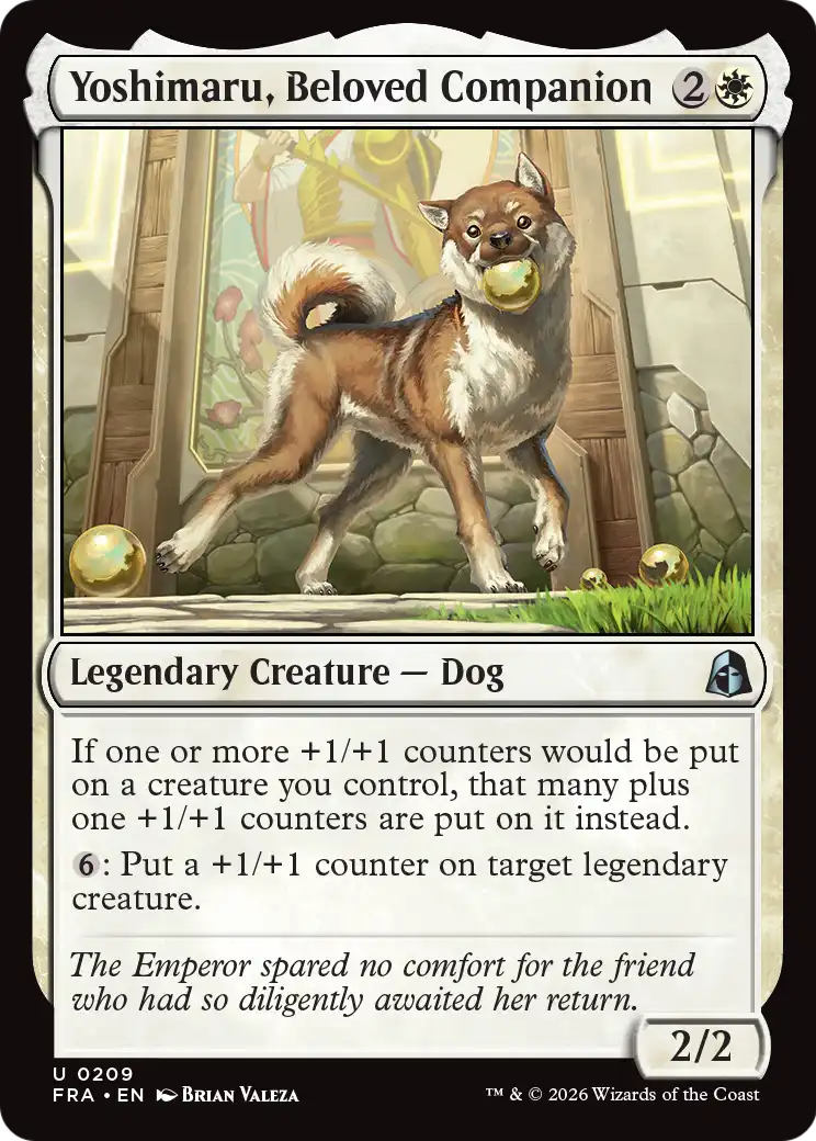 Yoshimaru, Beloved Companion - (FRA) #209