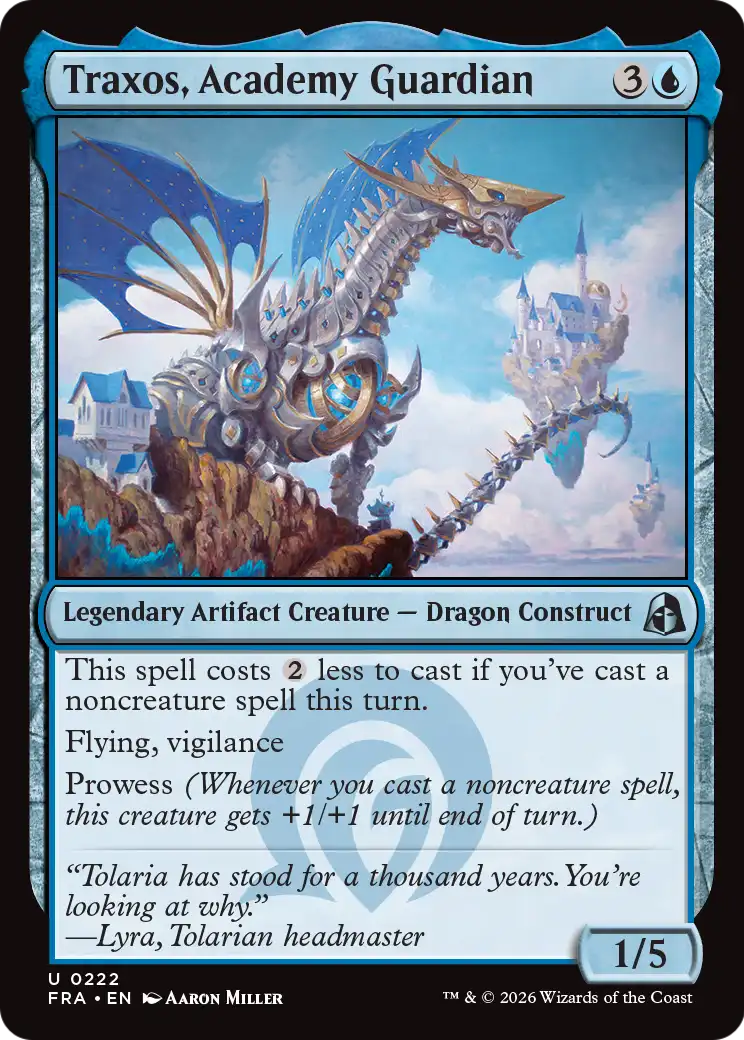 Traxos, Academy Guardian - (FRA) #222