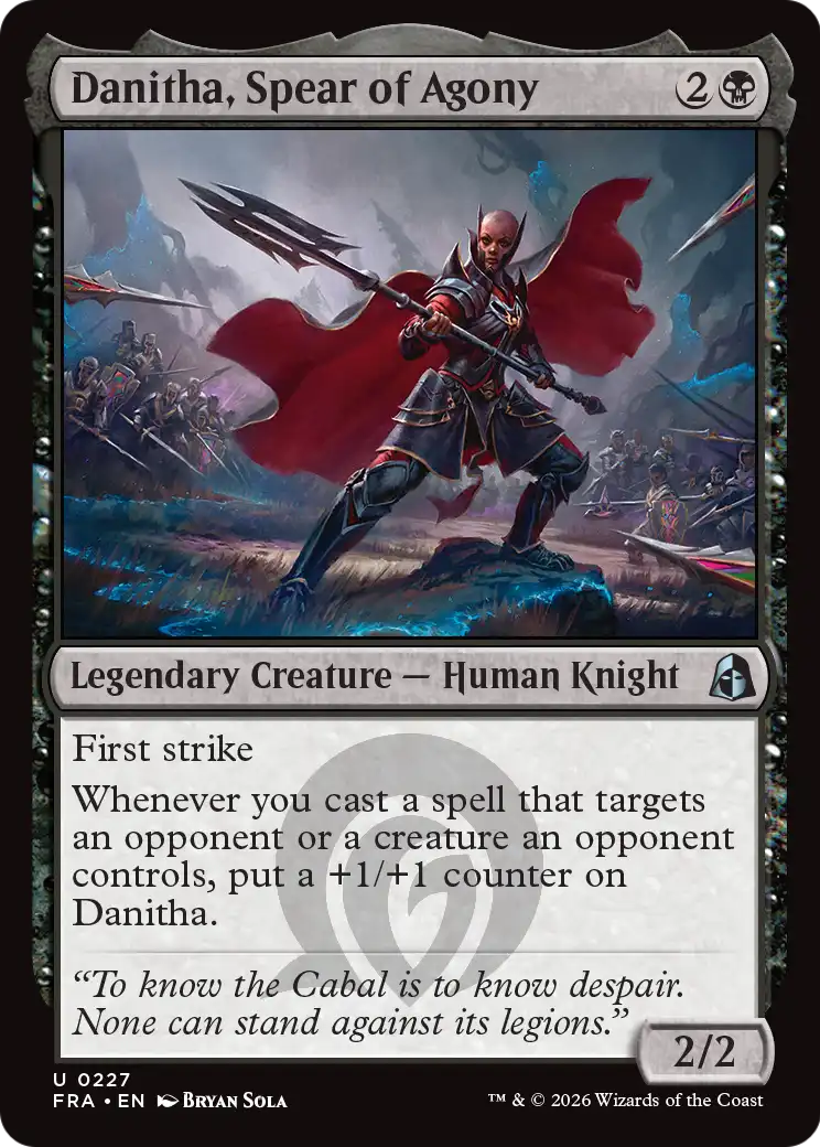 Danitha, Spear of Agony - (FRA) #227
