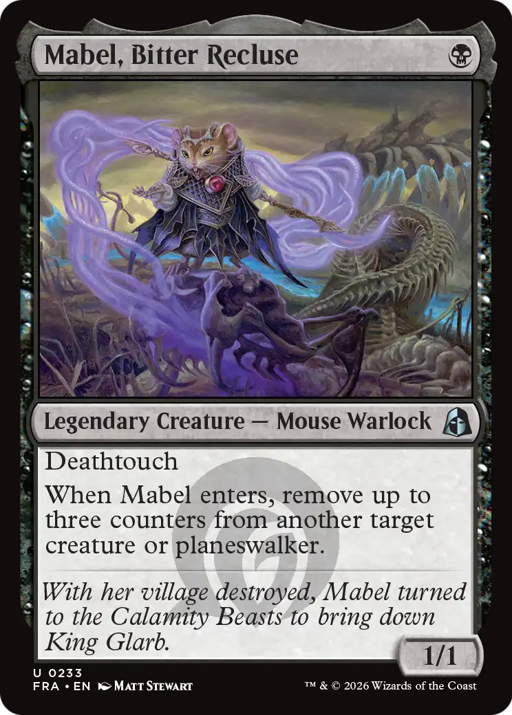 Mabel, Bitter Recluse - (FRA) #233