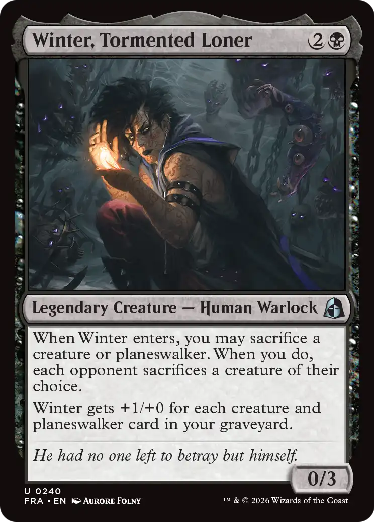 Winter, Tormented Loner - (FRA) #240