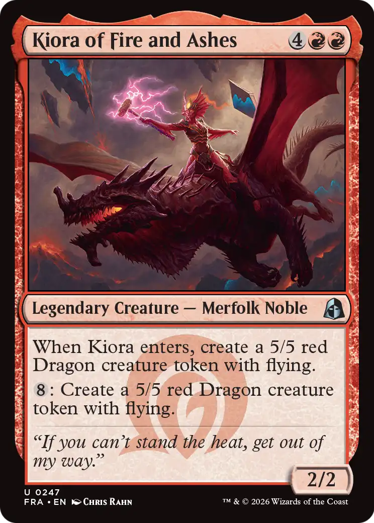Kiora of Fire and Ashes - (FRA) #247