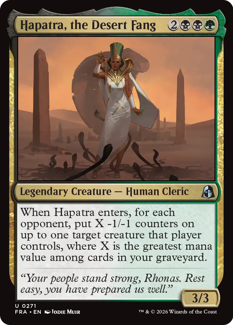 Hapatra, the Desert Fang - (FRA) #271
