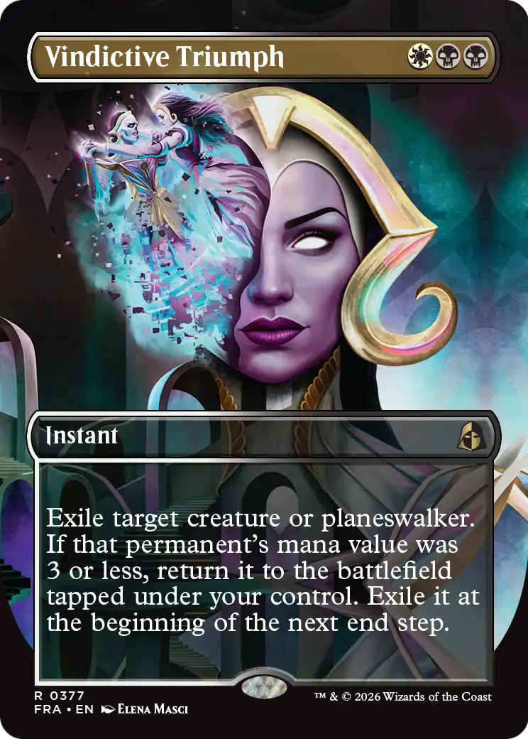 Vindictive Triumph - (FRA) #377 (Borderless)