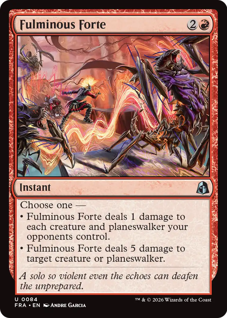 Fulminous Forte - (FRA) #84
