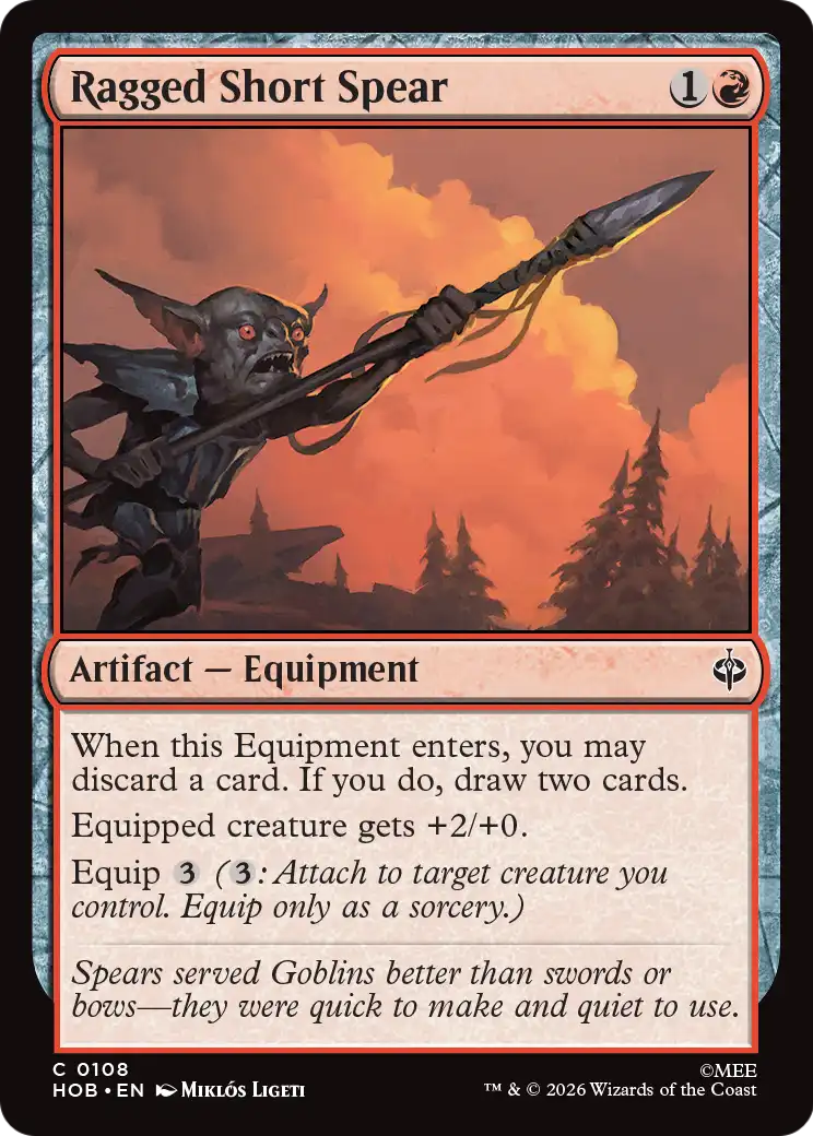 Ragged Short Spear - (HOB) #108 (Foil)