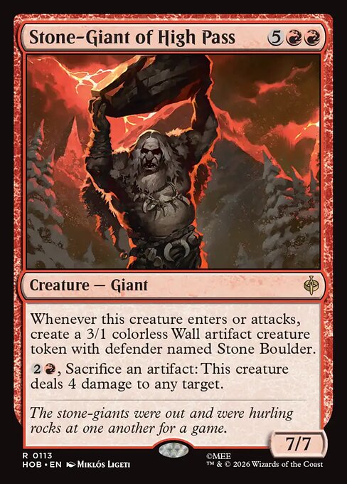 Stone-Giant of High Pass - (HOB) #113