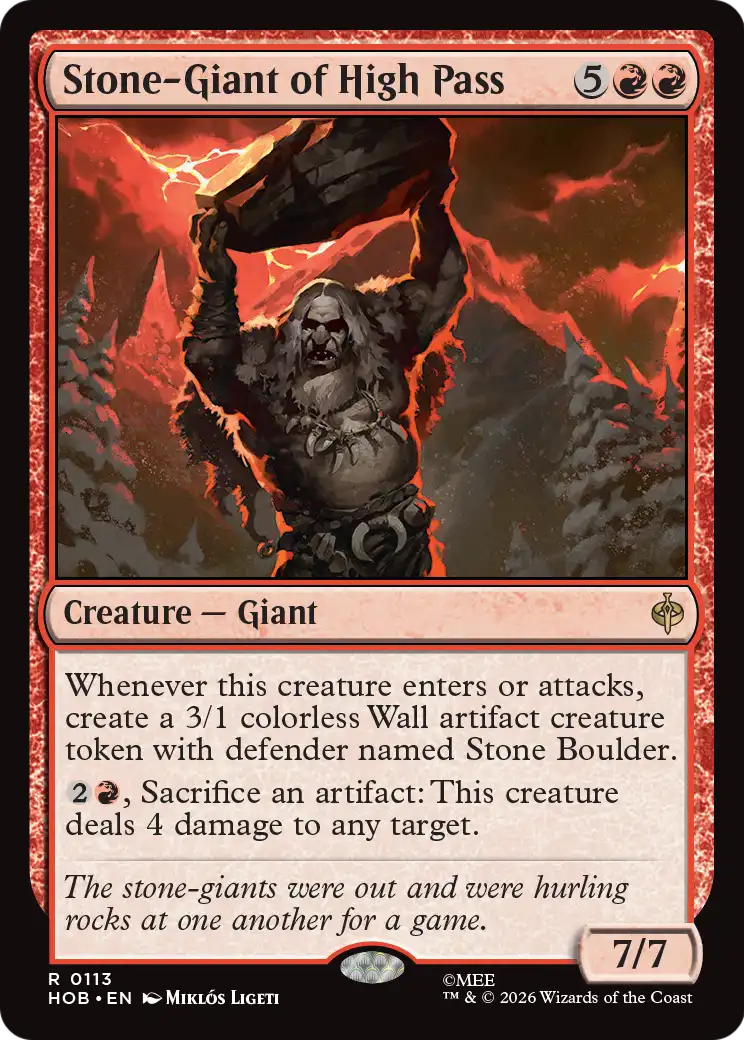 Stone-Giant of High Pass - (HOB) #113