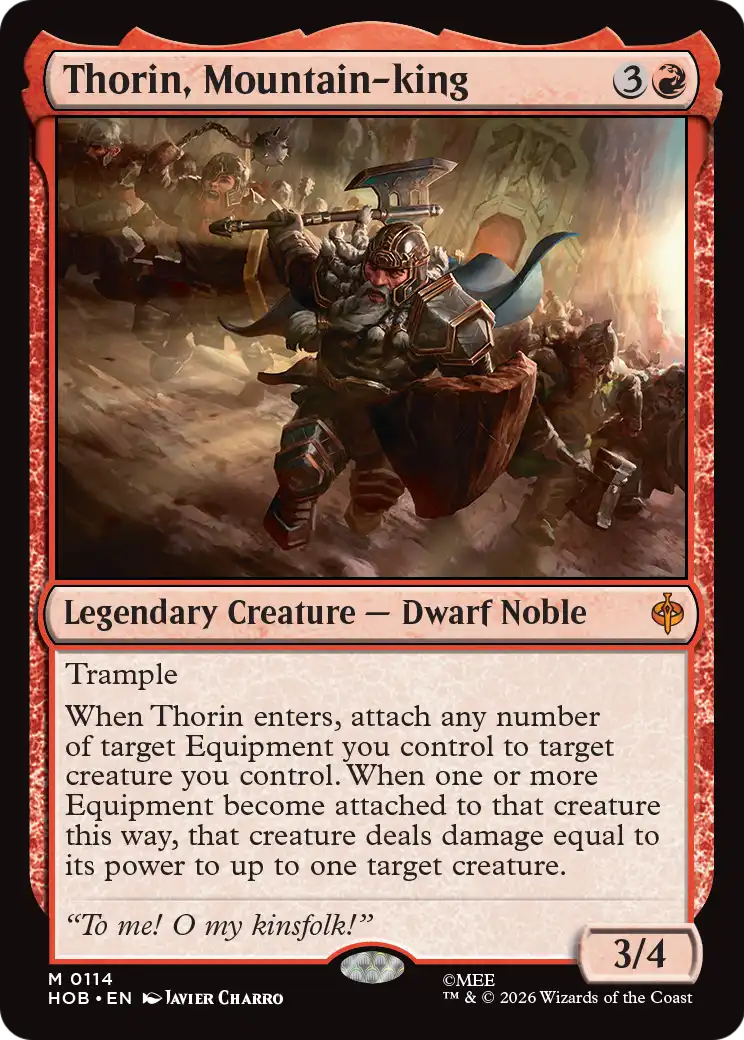 Thorin, Mountain-king - (HOB) #114