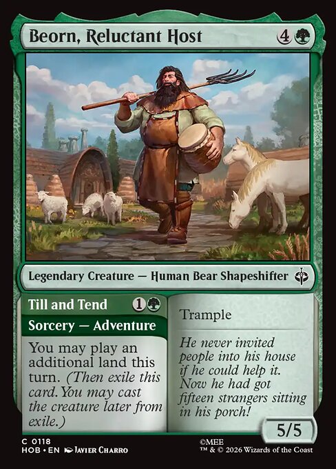 Beorn, Reluctant Host // Till and Tend - (HOB) #118