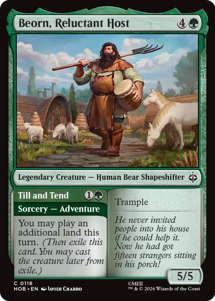 Beorn, Reluctant Host // Till and Tend - (HOB) #118