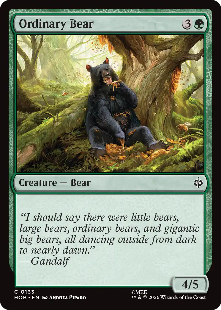Ordinary Bear - (HOB) #133