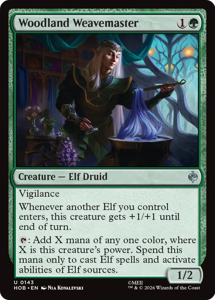 Woodland Weavemaster - (HOB) #143 (Foil)