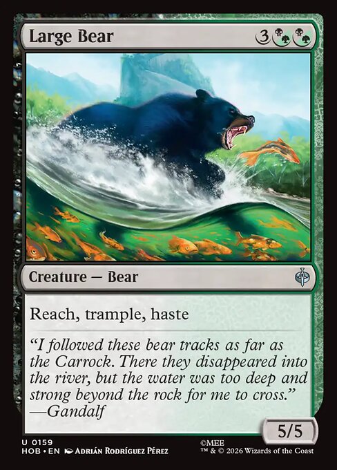 Large Bear - (HOB) #159