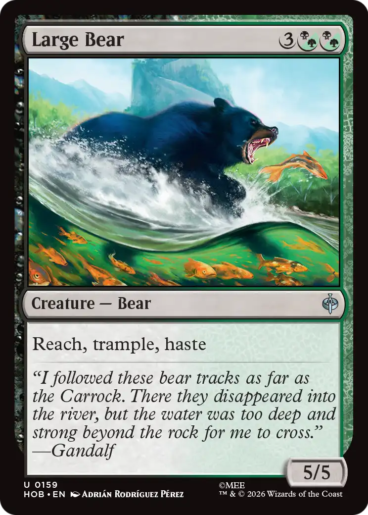 Large Bear - (HOB) #159