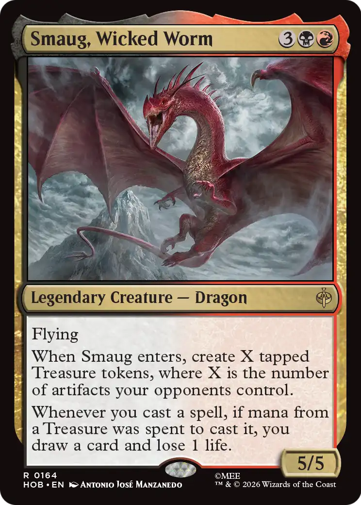 Smaug, Wicked Worm - (HOB) #164 (Foil)