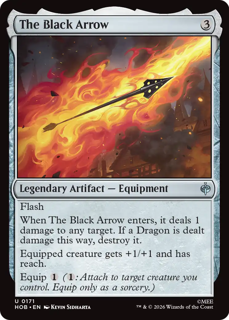 The Black Arrow - (HOB) #171