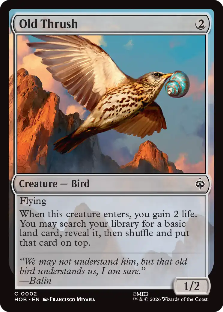 Old Thrush - (HOB) #2