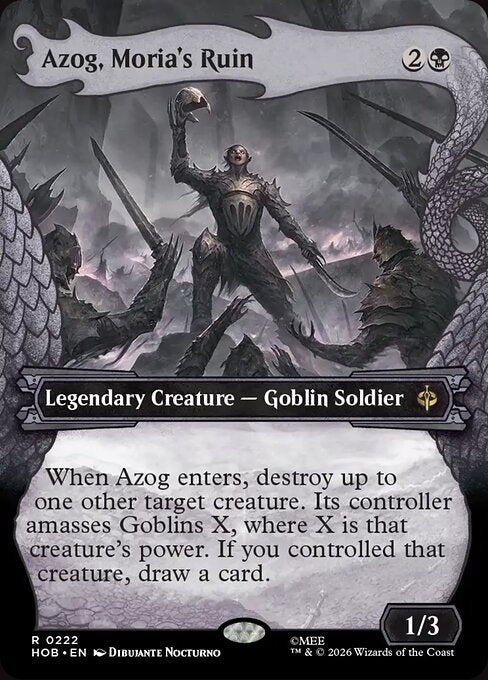 Azog, Moria's Ruin - (HOB) #222 (Foil)