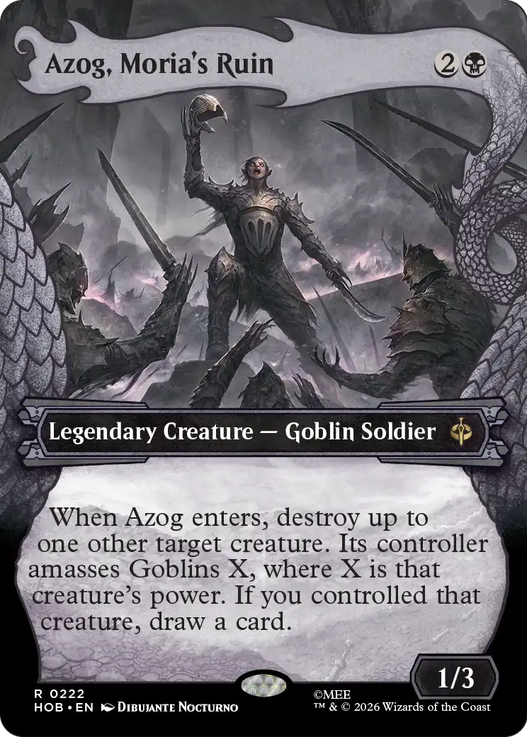 Azog, Moria's Ruin - (HOB) #222 (Foil)