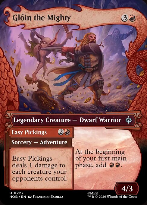 Glóin the Mighty // Easy Pickings - (HOB) #227 (Foil)