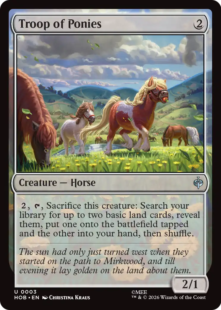 Troop of Ponies - (HOB) #3