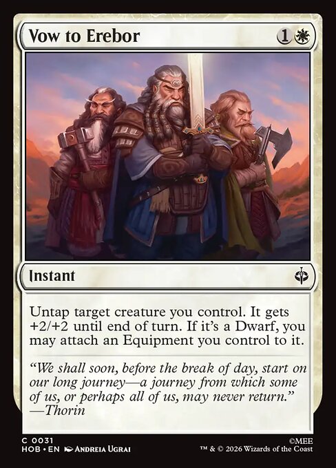 Vow to Erebor - (HOB) #31