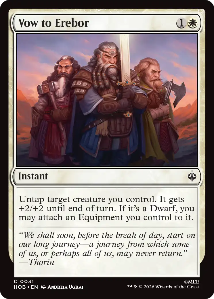 Vow to Erebor - (HOB) #31