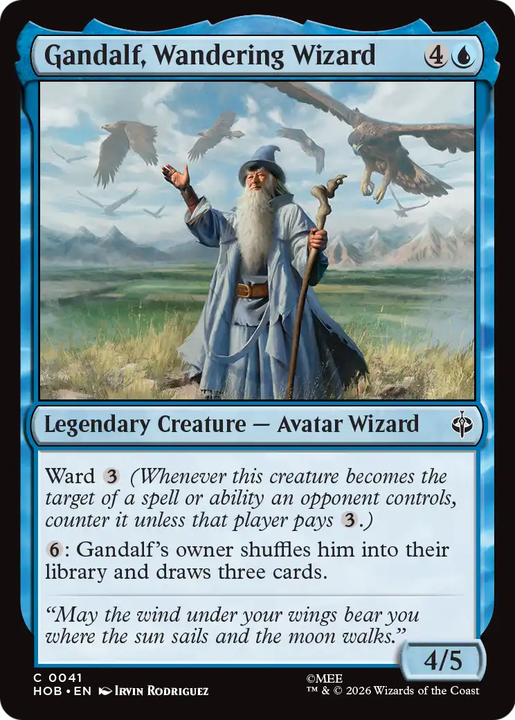 Gandalf, Wandering Wizard - (HOB) #41 (Foil)