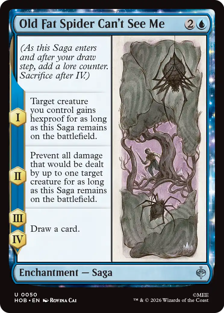 Old Fat Spider Can't See Me - (HOB) #50 (Foil)