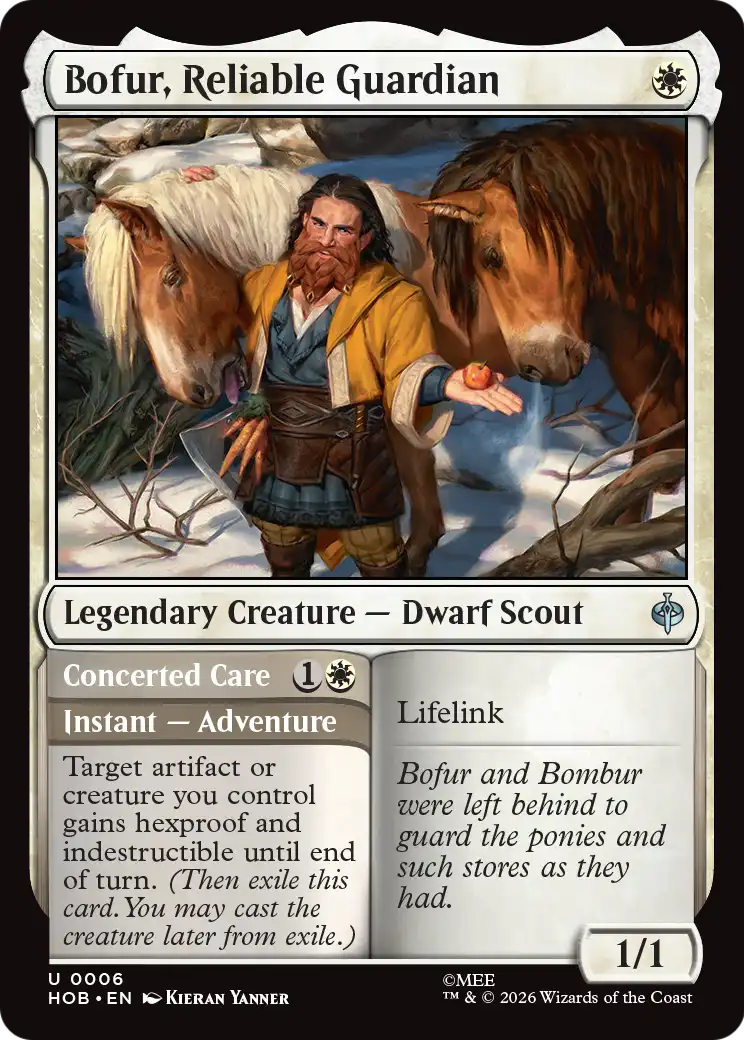 Bofur, Reliable Guardian // Concerted Care - (HOB) #6