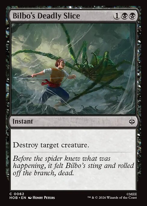 Bilbo's Deadly Slice - (HOB) #62 (Foil)