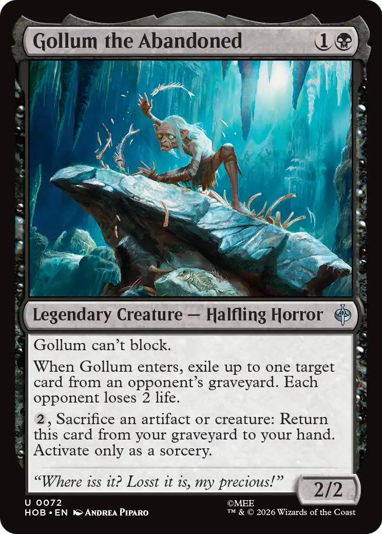 Gollum the Abandoned - (HOB) #72 (Foil)