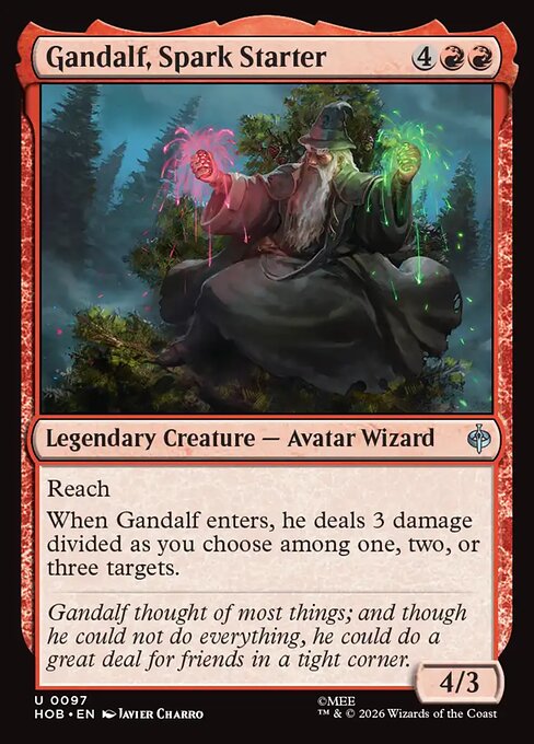 Gandalf, Spark Starter - (HOB) #97