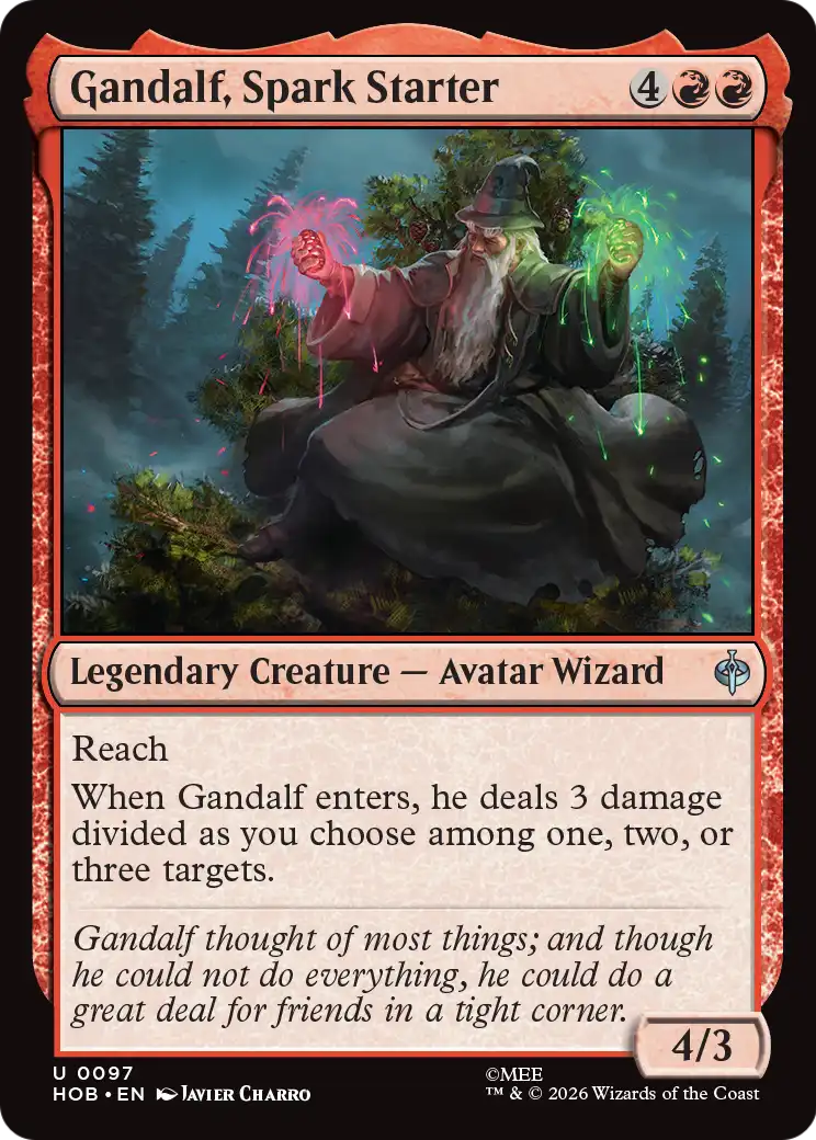 Gandalf, Spark Starter - (HOB) #97
