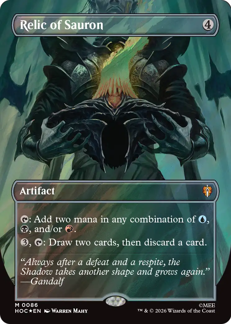 Relic of Sauron - (HOC) #86 (Surge Foil/Borderless)