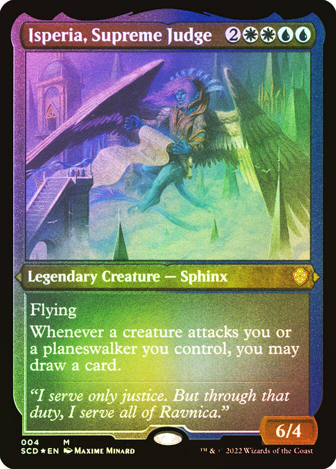 Isperia, Supreme Judge Foil Etched - Starter Commander Decks #4