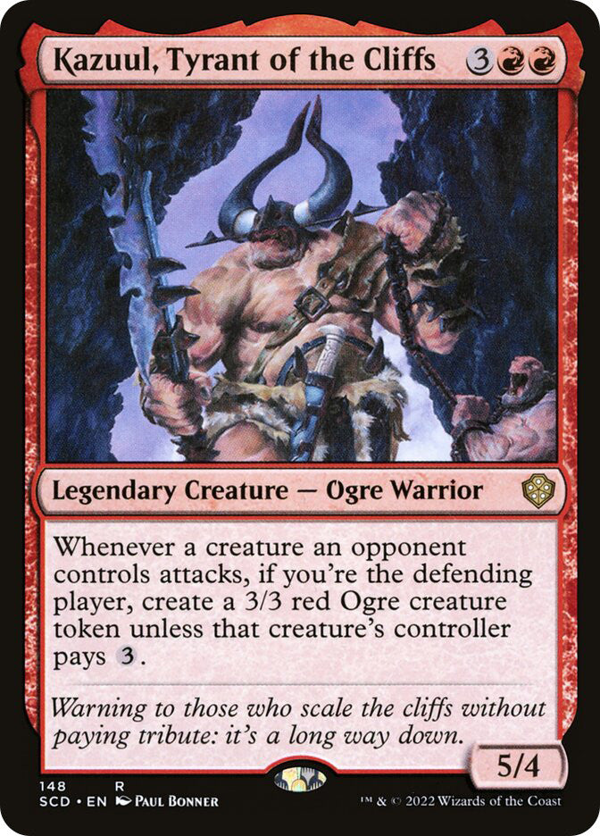 Kazuul, Tyrant of the Cliffs - Starter Commander Decks #148