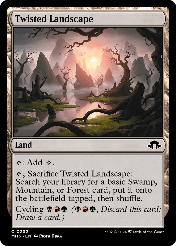 Twisted Landscape - (MH3) #232