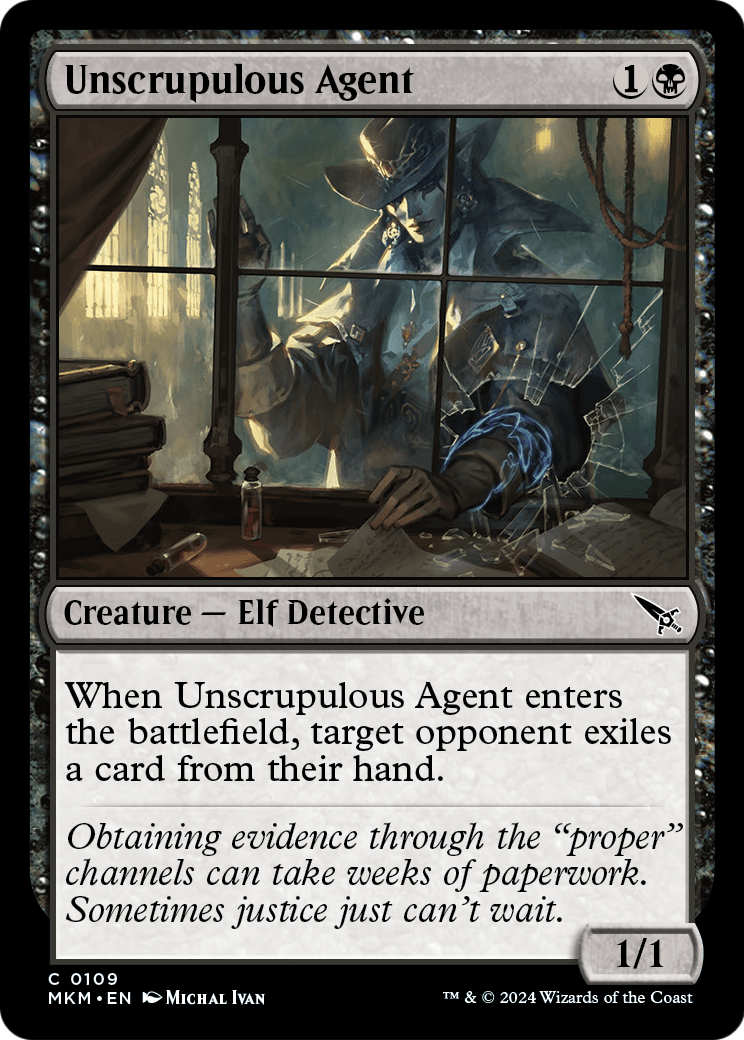Unscrupulous Agent - (MKM) #109