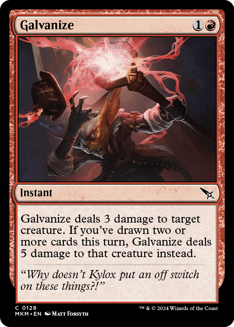 Galvanize - (MKM) #128 (Foil)
