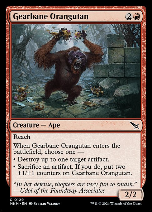 Gearbane Orangutan - (MKM) #129