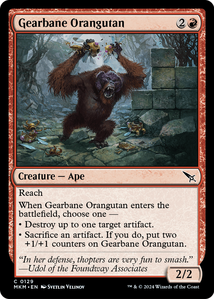 Gearbane Orangutan - (MKM) #129