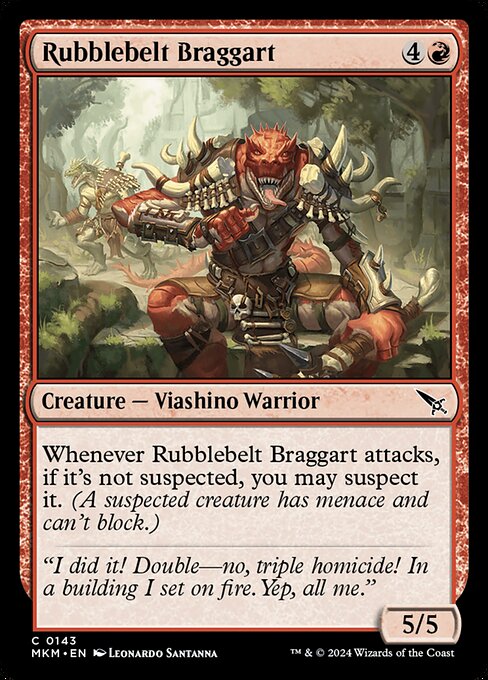 Rubblebelt Braggart - (MKM) #143