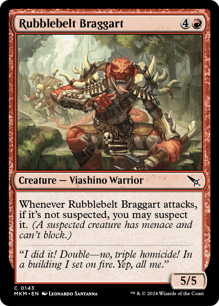 Rubblebelt Braggart - (MKM) #143