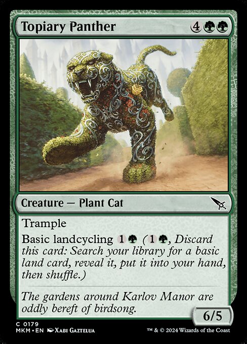 Topiary Panther - (MKM) #179