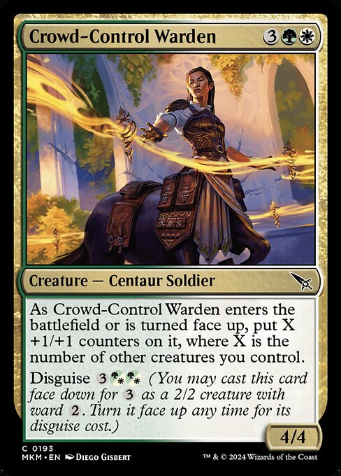 Crowd-Control Warden - (MKM) #193 (Foil)