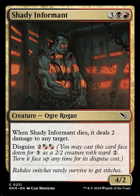 Shady Informant - (MKM) #231