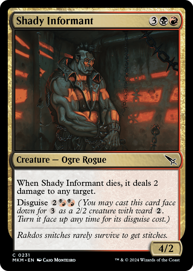 Shady Informant - (MKM) #231
